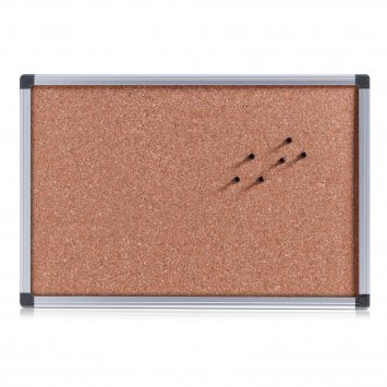 Pinboard mit Alurahmen Kork