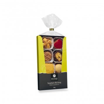 Peters Teegebäck Mischung bunt gemischt knusprig fruchtig 100g