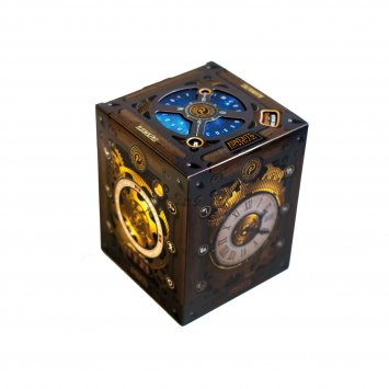 Peters Adventskalender Zeitmaschine mit alkoholfreien Pralinen 300g