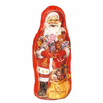 Niederegger Weihnachtsmann aus Marzipan Zartbitterschokolade 100g