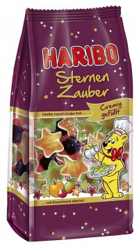 Haribo Sternen Zauber Fruchtgummi Sterne 3 fach sortiert 250g