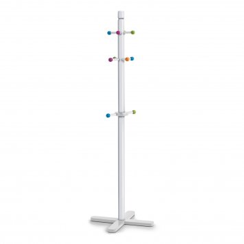 Kinder-Kleiderständer MDF weiß