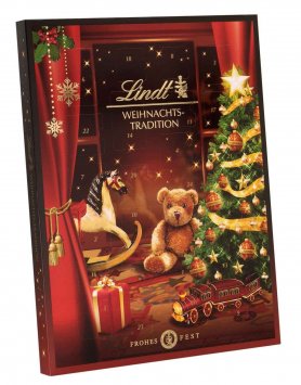 Lindt Weihnachts Tradition Adventskalender genussvolle Momente 253g