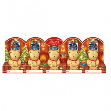 Lindt Mini-Teddy mit Perforation Alpenvollmilchschokolade 50g