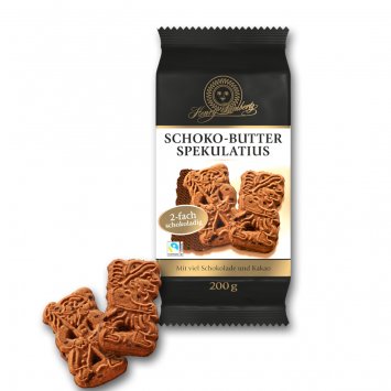 Lambertz Schoko Butter Spekulatius Schokoladen Mürbegebäck 200g