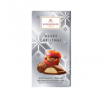 Niederegger Weihnachtsschokolade Winterapfel Vollmilch Schokolade 100g
