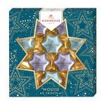 Niederegger Pralinen Sterne Mousse Duo hell und dunkel Packung 125g