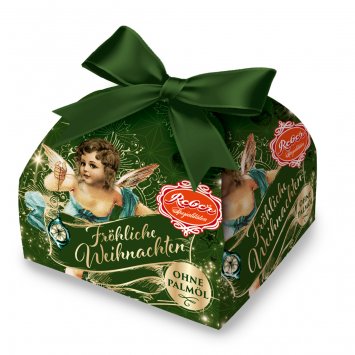 Reber Weihnachts Präsent mit Haselnuss Nougatfülung und Zimt 30g