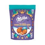 Milka Feine Kugeln Nougat Karamell Creme Alpenmilch Schokolade 90g