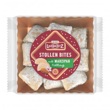 Lambertz Stollen-Bites mit Marzipan-Fruchtfüllung Packung 350g