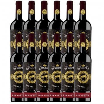 Epicuro Appassite Rosso Passito reife Beerenaromen 9000ml 12er Pack