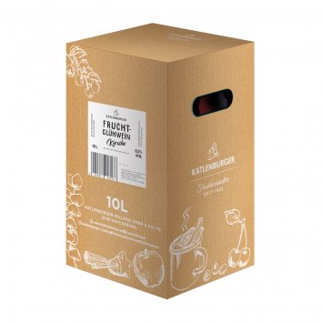 Katlenburger Fruchtglühwein Kirsche Geschmack Bag in Box 10 Liter