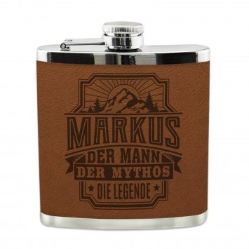 Echter Kerl Flachmann Markus