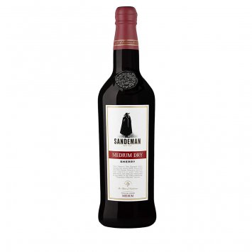 Sandeman Medium Dry Sherry Portwein leicht fruchtig halbtrocken 750ml