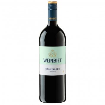 Weinbiet Dornfelder QbA Rotwein trocken 750 ml