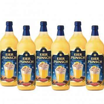 Gerstacker der Original Eierpunsch verführerisch cremig 1000ml 6er Pack