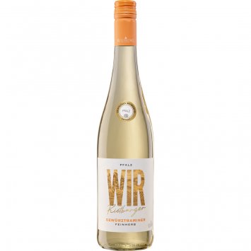 Rietburger Gewürztraminer halbtrocken leicht fruchtig würzig 750ml