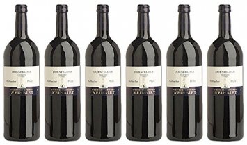 Weinbiet Mußbacher Dornfelder Rotwein trocken mit Kräuternote 1000ml 6er Pack