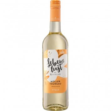 Müller Thurgau Lebenslust frisch harmonischer Weißwein 750ml