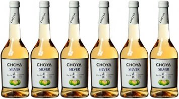 Choya Silver Japanese Plaumenwein Japanische Ume-Frucht süß 500ml 6er Pack