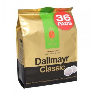 Dallmayr classic Kaffee Pads kräftig aromaitisch 36 Stück 252g