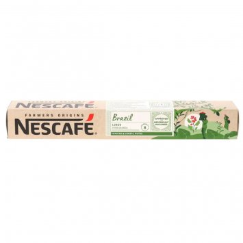 Nestle Nescafe Farmers Origins Brazil Lungo Coffee 10 Kapseln 54g