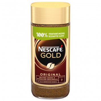 Nescafe Gold das Original löslicher Kaffee Arabica Röstkaffee 200g