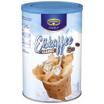 Krüger Eiskaffee Classic löslicher Bohnenkaffee mit kalter Milch 275g