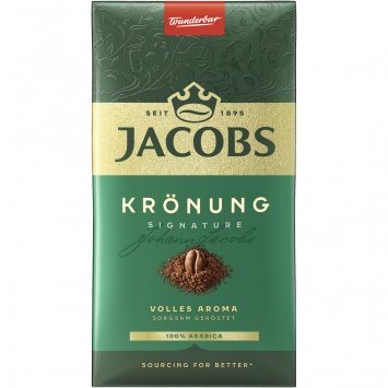Jacobs Krönung Signature volles Aroma gemahlener Filterkaffee 500g