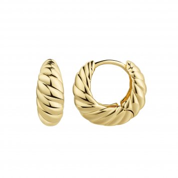 Klappcreolen 925/- Sterling Silber vergoldet