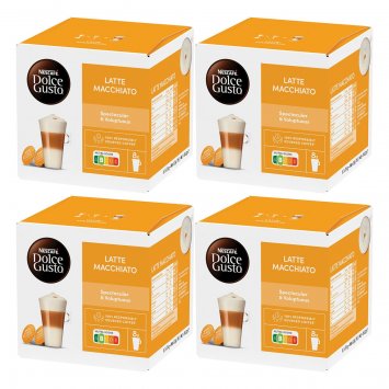 Nescafe Dolce Gusto Latte Macchiato 16 Kaffee Kapseln 4er Pack