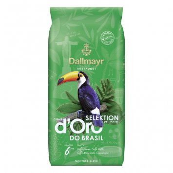 Dallmayr Crema d Oro Selektion des Jahres Do Brasiil ganze Bohne 1000g