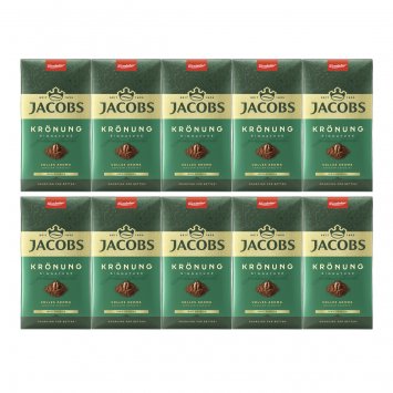 Jacobs Krönung Signature volles Aroma Filterkaffee 500g 10er Pack