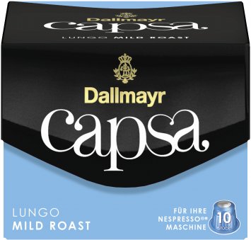 Dallmayr 10 Capsa Lungo Mild Roast Nespresso Kaffeekapseln 56g