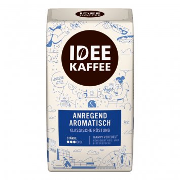 Idee Kaffee Classic mit mildem Genuss gemahlen mit Koffein 500g