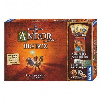 Kosmos Die Legenden von Andor Big Box Ergänzung plus neue Helden