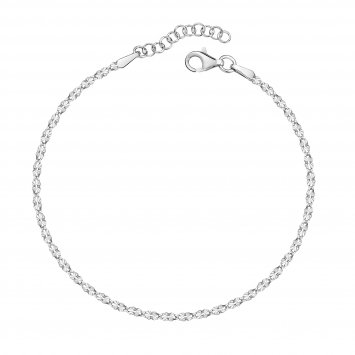 Armband 925 Silber rhodiniert