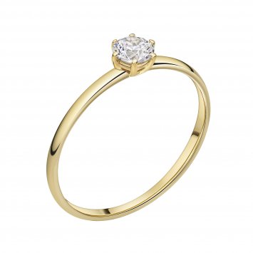 Ring 375/- Gelbgold Zirkonia