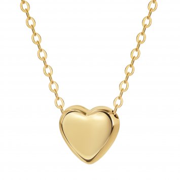 Collier 375/- Gelbgold Herz