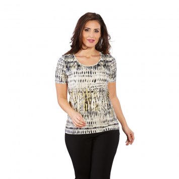 T-Shirt mit Alloverdruck