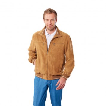 Mikroskin-Velours-Blouson