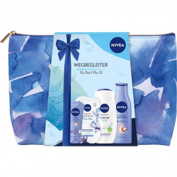 NIVEA Wegbegleiter Geschenkset Beauty Set Pflegeprodukte 590ml