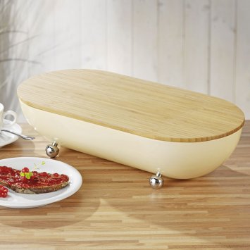 Brotkasten mit Bambusdeckel