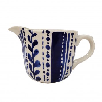 Milchkrug aus Keramik 800 ml Landhaus