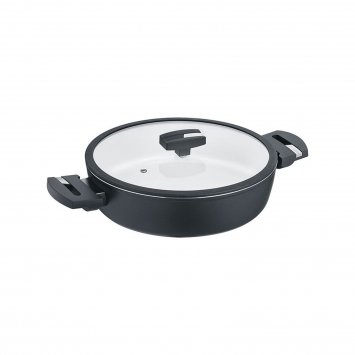 Servierpfanne mit Glasdeckel Induktion Enduro Balance