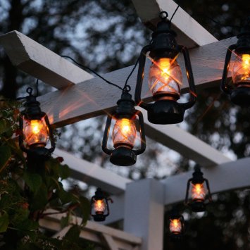 LED-Lichterkette „Öl-Laternen”