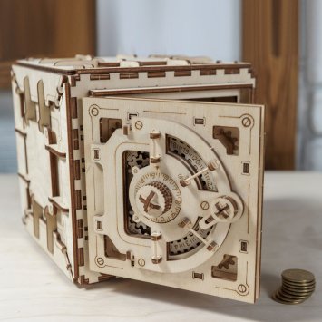 Holzmodell Tresor