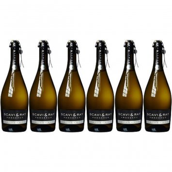 Scavi und Ray Prosecco Frizzante DOC fruchtig trocken 750ml 6er Pack