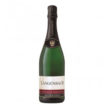 Langenbach Weisslack Sekt erfrischender Charakter halbtrocken 750ml