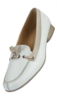 Ballerina creme/weiß